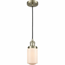 Innovations 201C-AB-G311 Franklin Restoration Dover Antique Brass LED Mini Drop Lighting