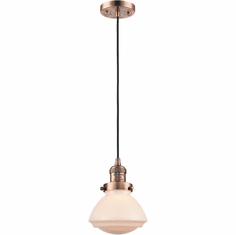 Innovations 201C-AC-G321 Franklin Restoration Olean Antique Copper LED Mini Drop Lighting