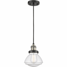 Innovations 201C-BAB-G324 Franklin Restoration Olean Black Antique Brass LED Mini Drop Ceiling Lighting