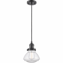 Innovations 201C-OB-G322 Franklin Restoration Olean Oil Rubbed Bronze LED Mini Hanging Pendant Lighting