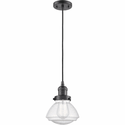 Innovations 201C-OB-G324 Franklin Restoration Olean Oil Rubbed Bronze LED Mini Drop Lighting