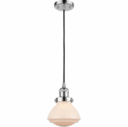 Innovations 201C-PC-G321 Franklin Restoration Olean Polished Chrome LED Mini Hanging Light