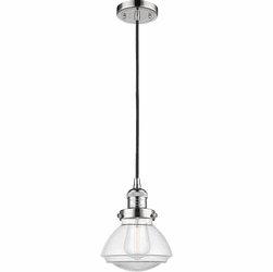 Innovations 201C-PC-G322 Franklin Restoration Olean Polished Chrome LED Mini Pendant Lighting Fixture