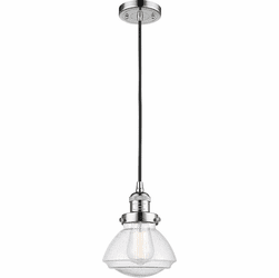 Innovations 201C-PC-G324 Franklin Restoration Olean Polished Chrome LED Mini Hanging Light