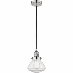 Innovations 201C-PN-G324 Franklin Restoration Olean Polished Nickel LED Mini Pendant Lighting