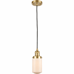 Innovations 201C-SG-G311 Franklin Restoration Dover Satin Gold LED Mini Pendant Lighting Fixture