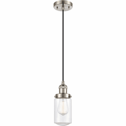 Innovations 201C-SN-G312 Franklin Restoration Dover Brushed Satin Nickel LED Mini Lighting Pendant