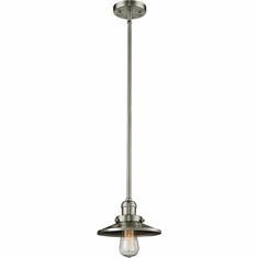 Innovations 201S-SN-M2 Railroad Contemporary Brushed Satin Nickel Mini Pendant Light Fixture