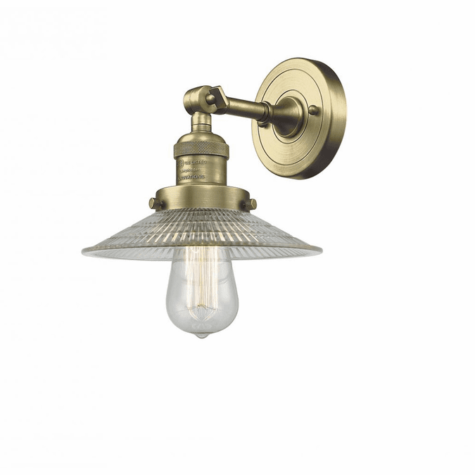Innovations 203-AB-G2 Franklin Restoration Halophane Antique Brass LED Wall Lamp