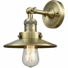 Innovations 203-AB-M4 Railroad Modern Antique Brass Wall Sconce