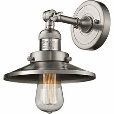 Innovations 203-SN-M2 Railroad Contemporary Brushed Satin Nickel Wall Sconce Lighting