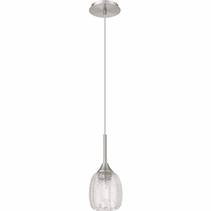 Innovations 323-1P-SN-G323-5CL Berkshire Modern Brushed Satin Nickel LED 5.5" Mini Lighting Pendant