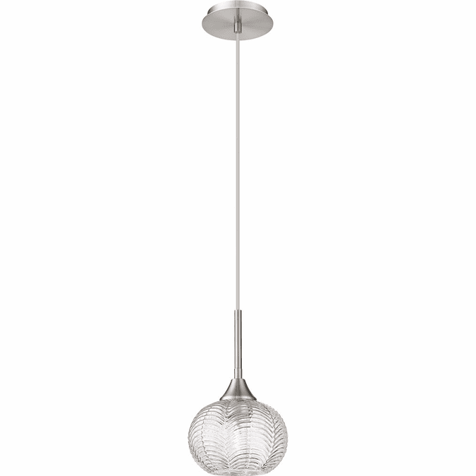Innovations 323-1P-SN-G323-7CL Berkshire Contemporary Brushed Satin Nickel LED 7" Mini Pendant Lamp