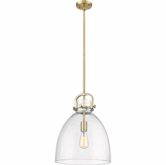 Innovations 410-1SL-G412-14SDY Newton Bell Contemporary 14" Ceiling Pendant Light