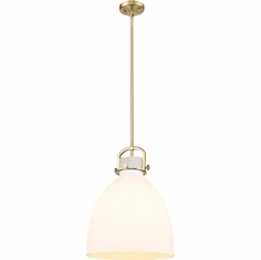 Innovations 410-1SL-G412-14WH Newton Bell Contemporary 14" Drop Ceiling Lighting