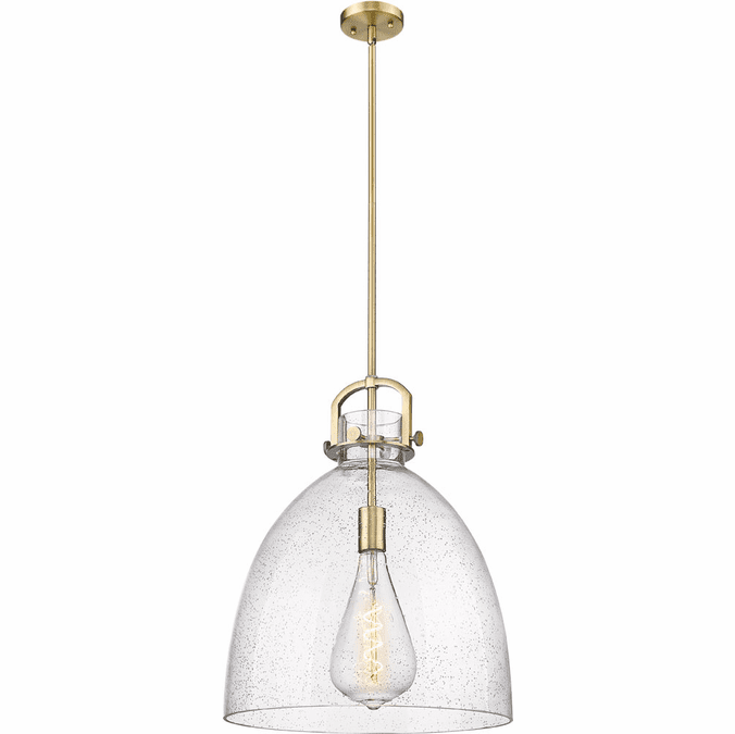 Innovations 410-1SL-G412-16SDY Newton Bell Modern 16" Pendant Lighting