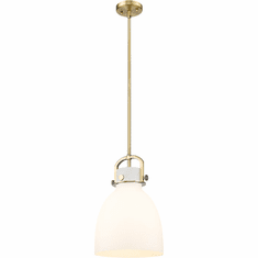 Innovations 410-1SM-G412-10WH Newton Bell Modern Mini Hanging Lamp