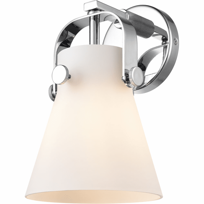 Innovations 423-1W-G411-6WH Downtown Urban Pilaster II Cone Contemporary LED Wall Lamp