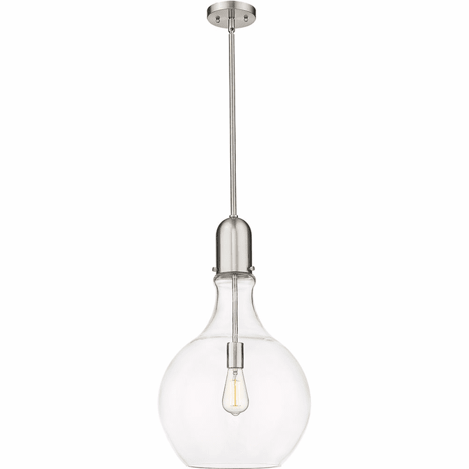 Innovations 4921SSNG58214 Amherst Brushed Satin Nickel Clear