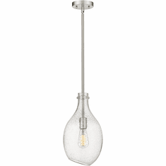 Innovations 493-1S-SN-G554-9 Salem Brushed Satin Nickel Seedy Salem LED Mini Drop Lighting Fixture