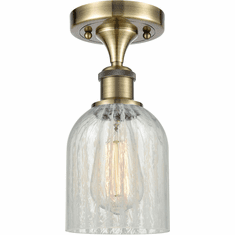 Innovations 516-1C-AB-G2511 Ballston Caledonia Antique Brass LED Flush Mount Ceiling Light Fixture