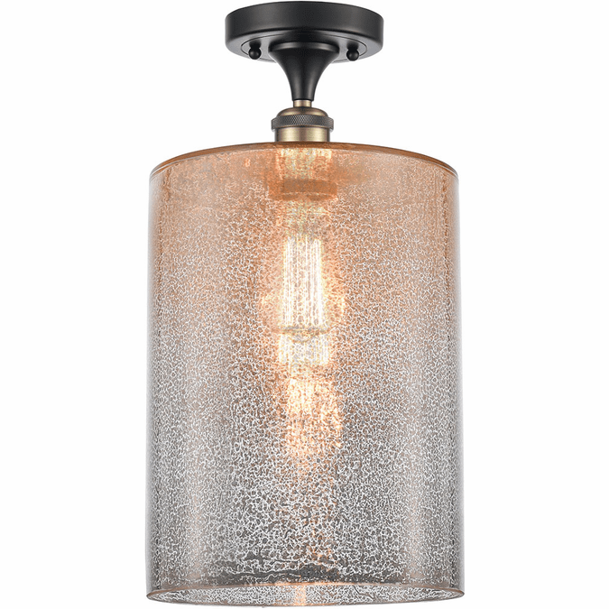 Innovations 516-1C-BAB-G116-L Ballston Cobbleskill Black Antique Brass LED Ceiling Light Fixture