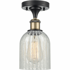 Innovations 516-1C-BAB-G2511 Ballston Caledonia Black Antique Brass LED Ceiling Light Fixture