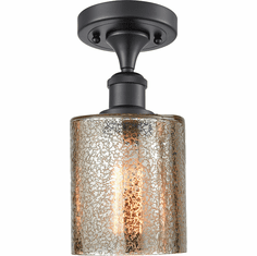 Innovations 516-1C-BK-G116 Ballston Cobbleskill Matte Black LED Ceiling Lighting Fixture