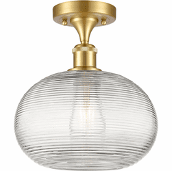 Innovations 516-1C-G555-10 Ballston Ithaca Contemporary LED 10" Overhead Lighting Fixture