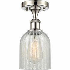 Innovations 516-1C-PN-G2511 Ballston Caledonia Polished Nickel LED Ceiling Lighting Fixture