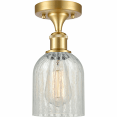 Innovations 516-1C-SG-G2511 Ballston Caledonia Satin Gold LED Ceiling Light Fixture