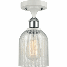 Innovations 516-1C-WPC-G2511 Ballston Caledonia White and Polished Chrome LED Flush Mount Lighting Fixture