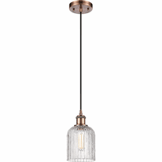 Innovations 516-1P-G559-5CL Ballston Bridal Veil Modern LED Mini Pendant Hanging Light