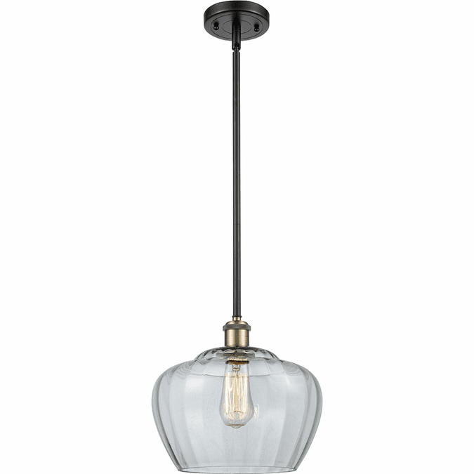 Innovations 516-1S-BAB-G92-L Ballston Fenton Black Antique Brass LED Mini Pendant Light