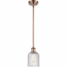 Innovations 516-1S-G559-5CL Ballston Bridal Veil Modern LED Mini Hanging Pendant Lighting