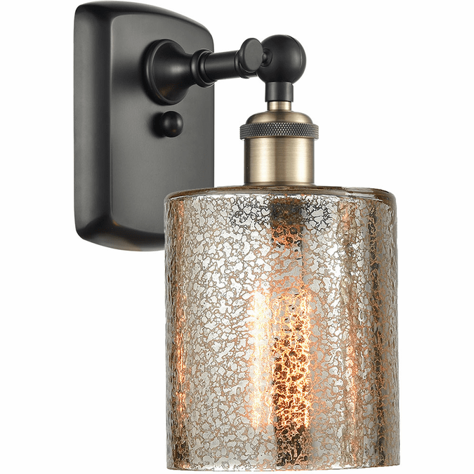 Innovations 516-1W-BAB-G116 Ballston Cobbleskill Black Antique Brass LED Sconce Lighting