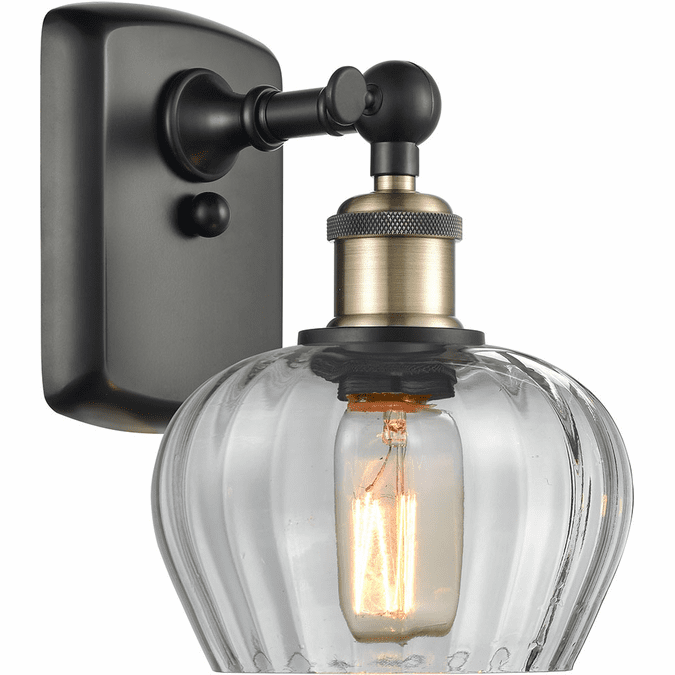 Innovations 516-1W-BAB-G92 Ballston Fenton Black Antique Brass LED Light Sconce