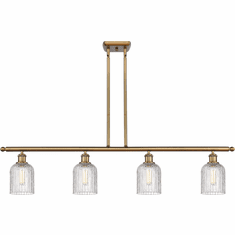 Innovations 516-4I-G559-5CL Ballston Bridal Veil Contemporary LED Kitchen Island Light