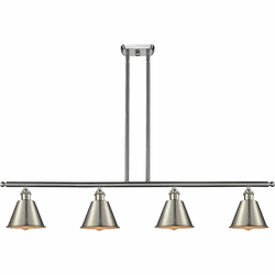 Innovations 516-4I-SN-M8 Ballston Smithfield Brushed Satin Nickel LED Kitchen Island Light Fixture
