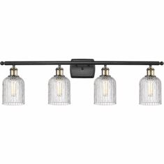 Innovations 516-4W-G559-5CL Ballston Bridal Veil Modern LED 4-Light Bathroom Vanity Lighting