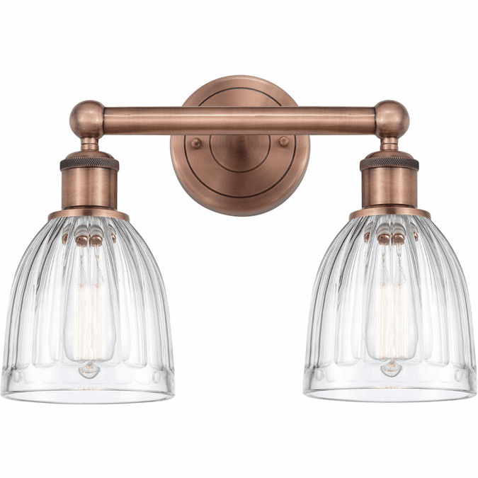 Innovations 6162WG442 Edison Brookfield 2Light Bathroom Lighting Fixture INN6162WG442_
