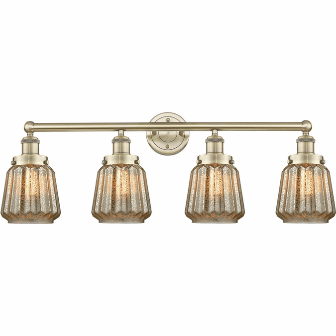Innovations 6164WG146 Edison Chatham 4Light Bath Light Fixture INN