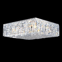 James Moder 40345S22 Silver Flush Lighting