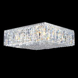 James Moder 40345S22 Silver Flush Lighting
