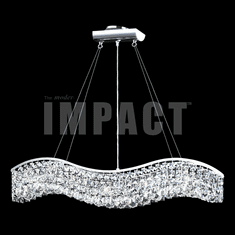 James Moder 40605S22 Silver Island Light Fixture