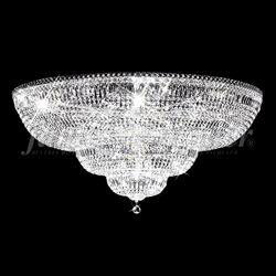 James Moder 92336S22 Prestige Crystal Silver Overhead Light Fixture