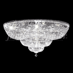 James Moder 92336S22 Prestige Crystal Silver Overhead Light Fixture