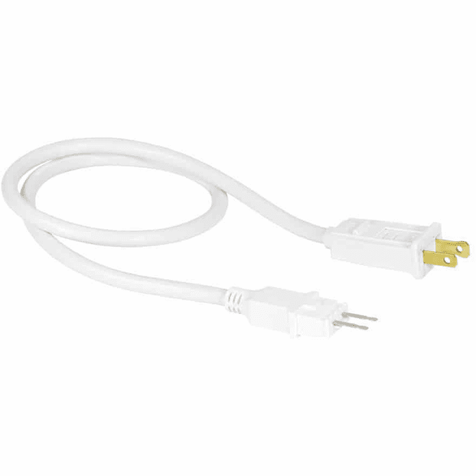 Jesco DL-AC-FLEX2-EB-PC Modern Plug And Play Cord With Fuse Built-In