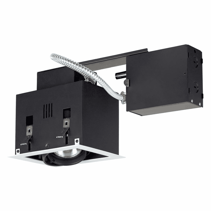 Jesco MGRP201WB Double Gimbal PAR20 7 Inch Wide Recessed Spotlight