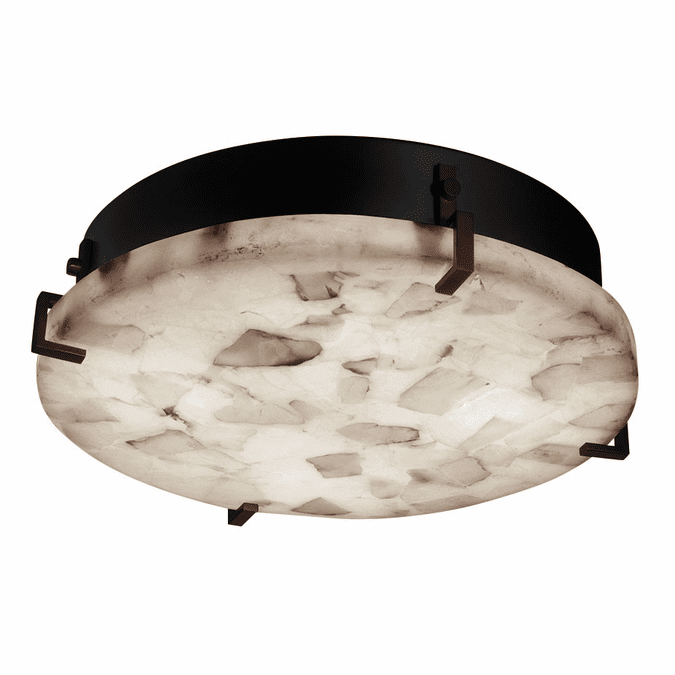 Justice Design ALR-5545 Alabaster Rocks! Clips Modern LED Ceiling Lighting
